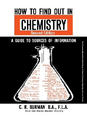cover image of How to Find Out in Chemistry